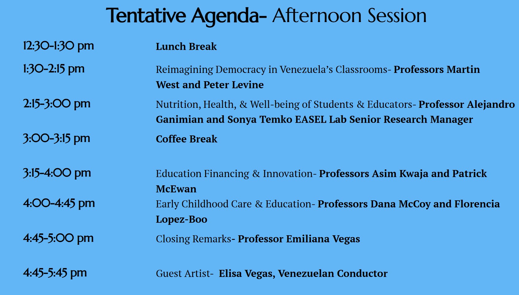 agenda