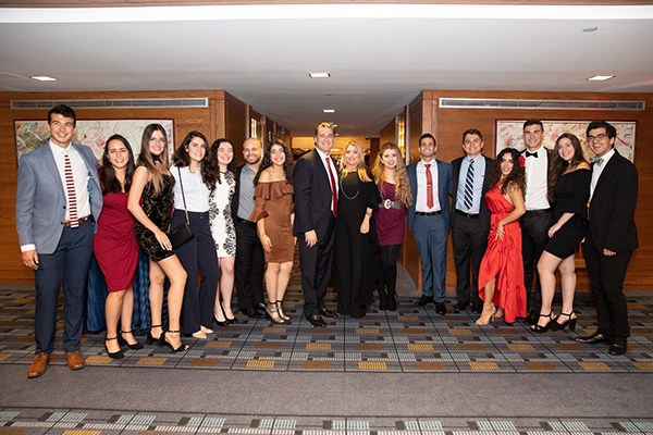 students and faculty at the CAUSA gala
