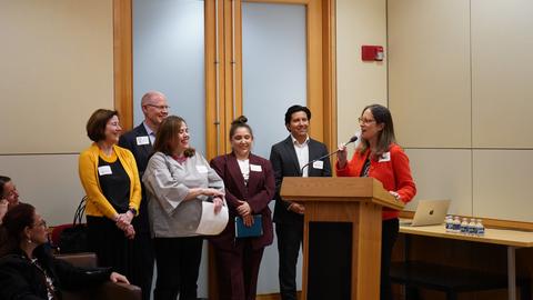Conference with faculty at Harvard