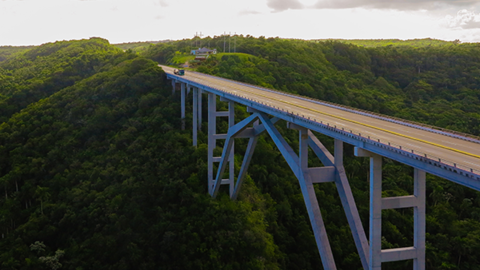 bridge in Cuba