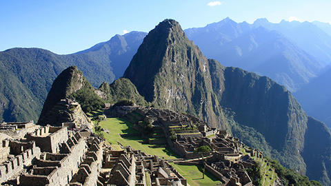 view of Machu Picchu