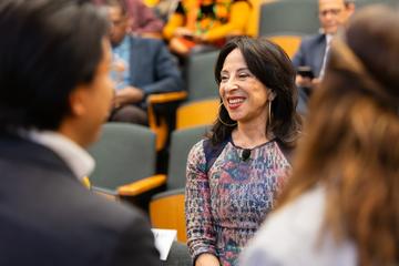 Maria Hinojosa in the event 