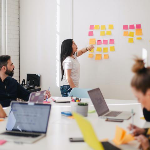 People in a meeting
