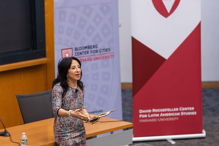 Maria Hinojosa in the event 