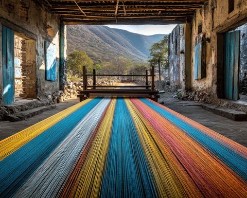 textile production in Puebla and Oaxaca